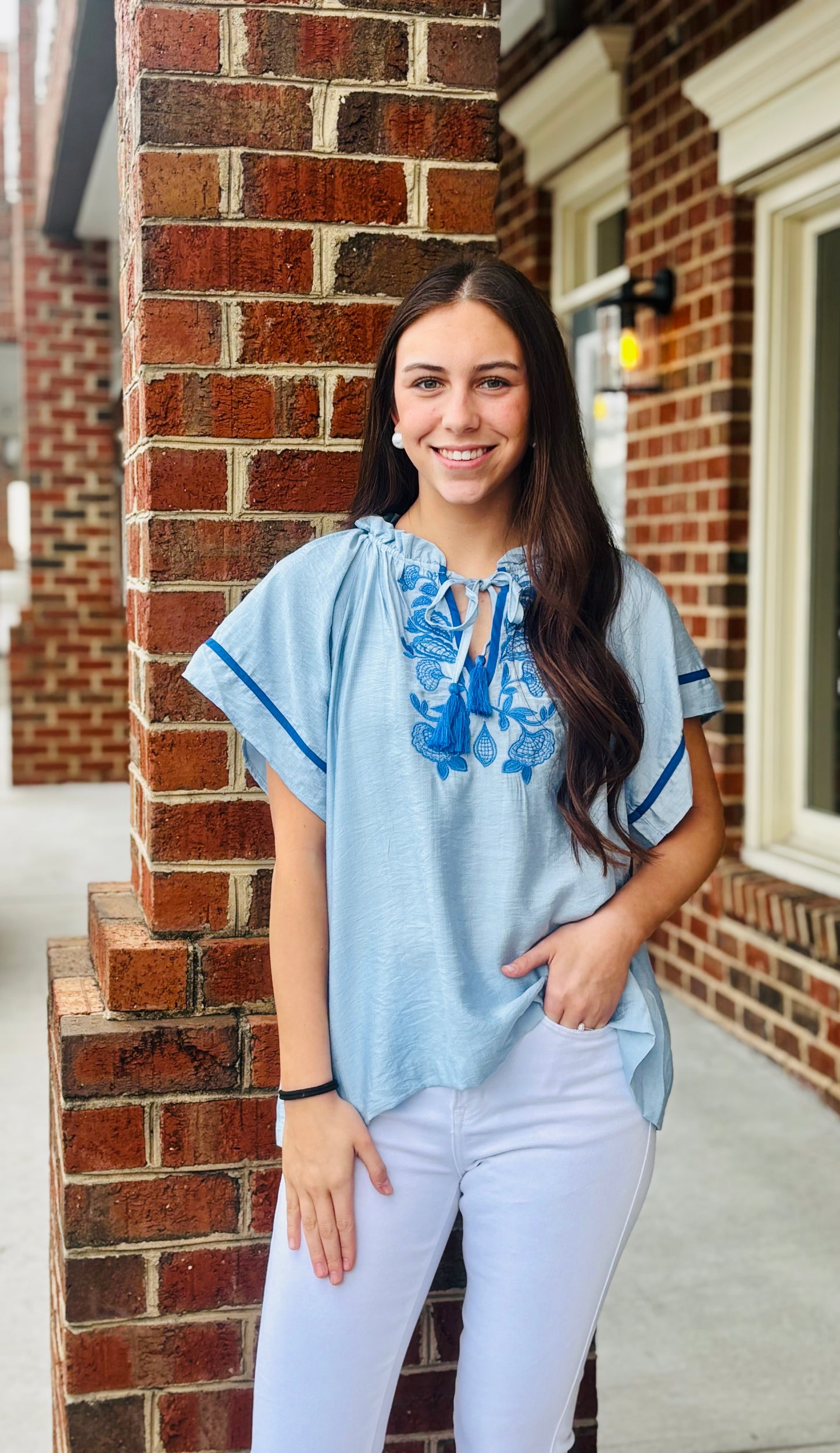 The Willow Sky Blouse