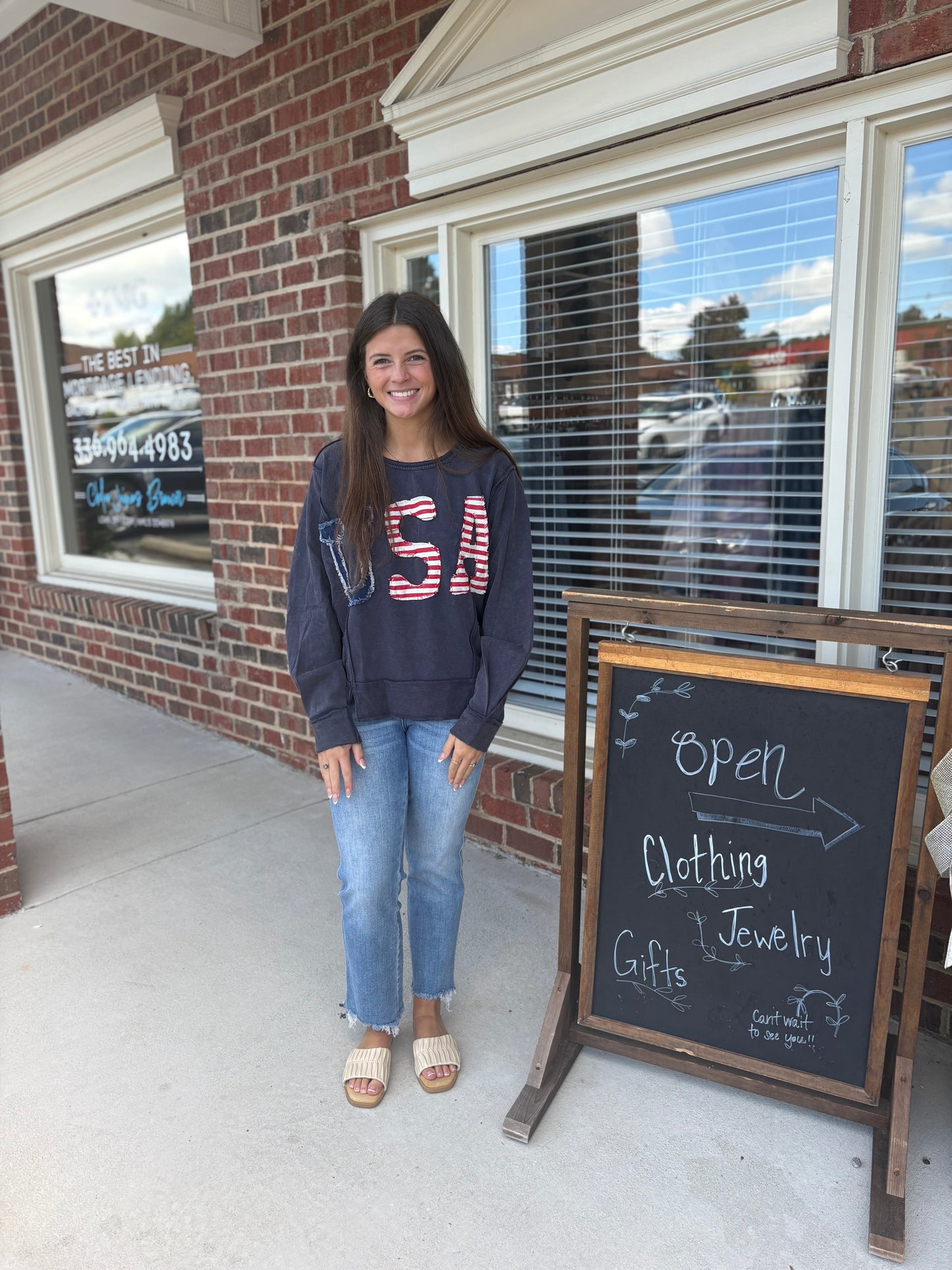 Long Sleeve USA sweatshirt