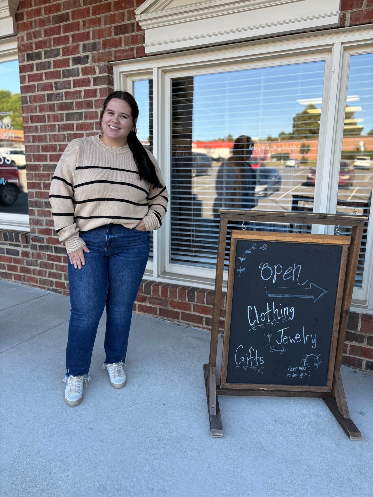 Boyfriend Striped Sweater