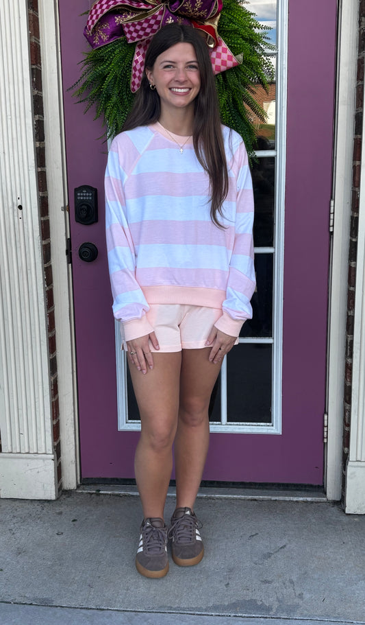 Saldana Stripe Sweatshirt