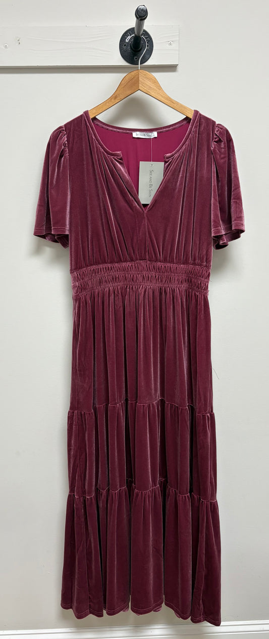 Velvet Rose Maxi Dress