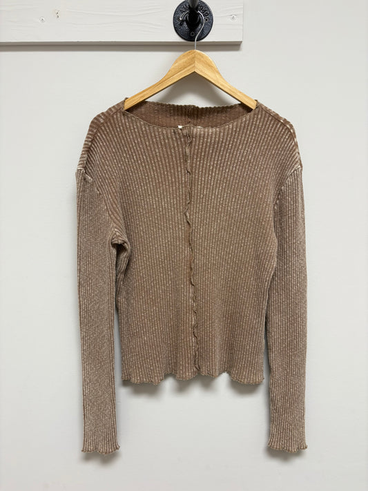 Mocha Rib Knit