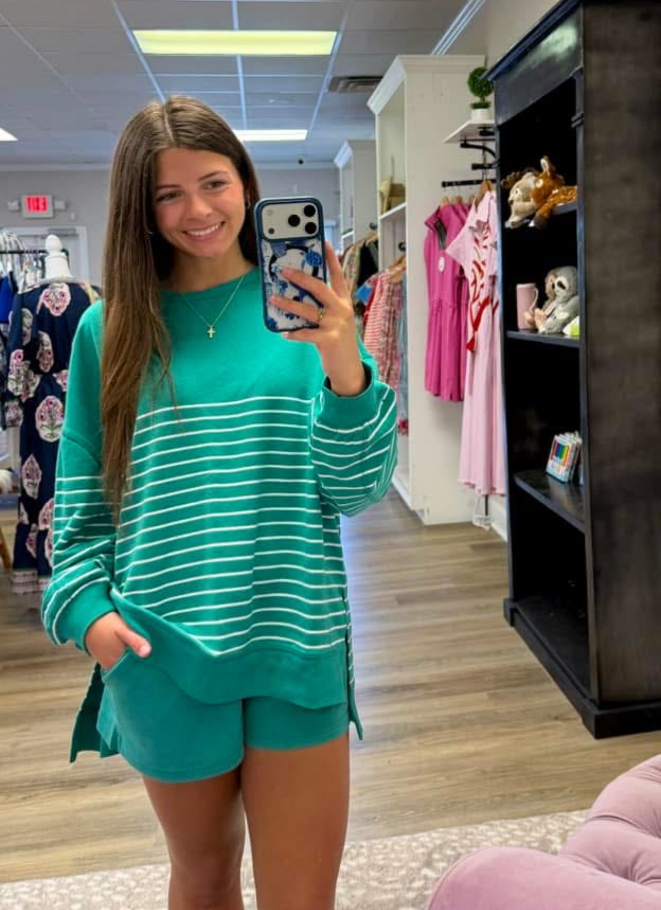 Green Birdie Shorts