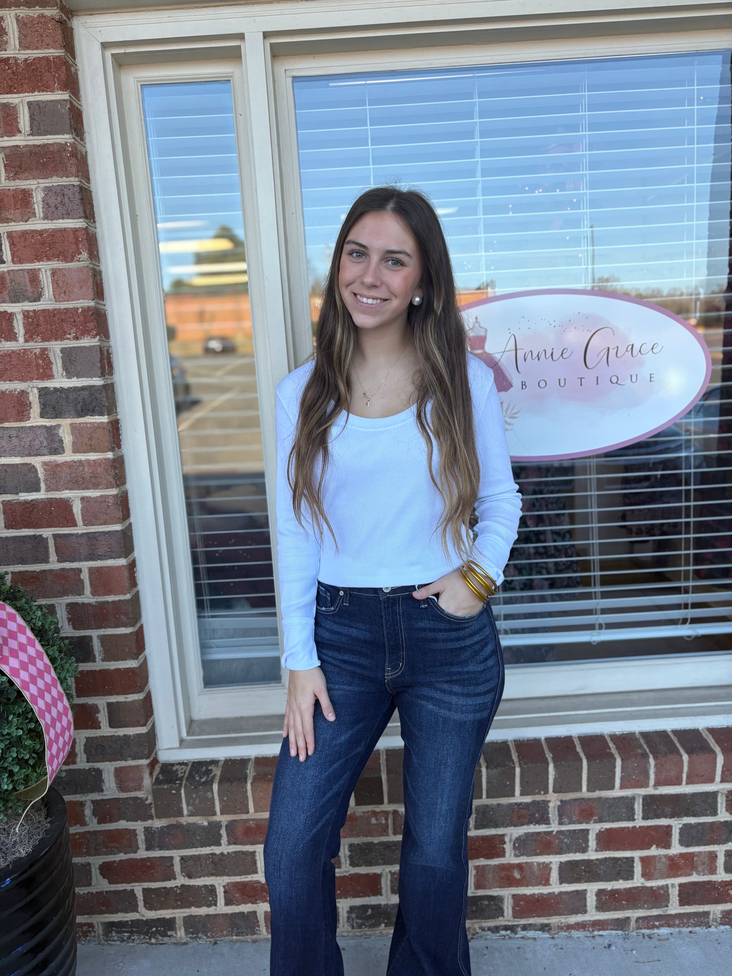 Sirena Ribbed Long Sleeve Top