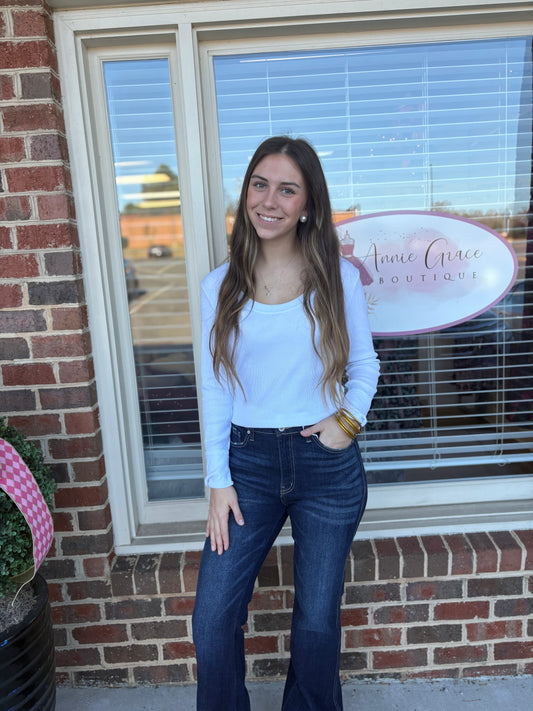 Sirena Ribbed Long Sleeve Top