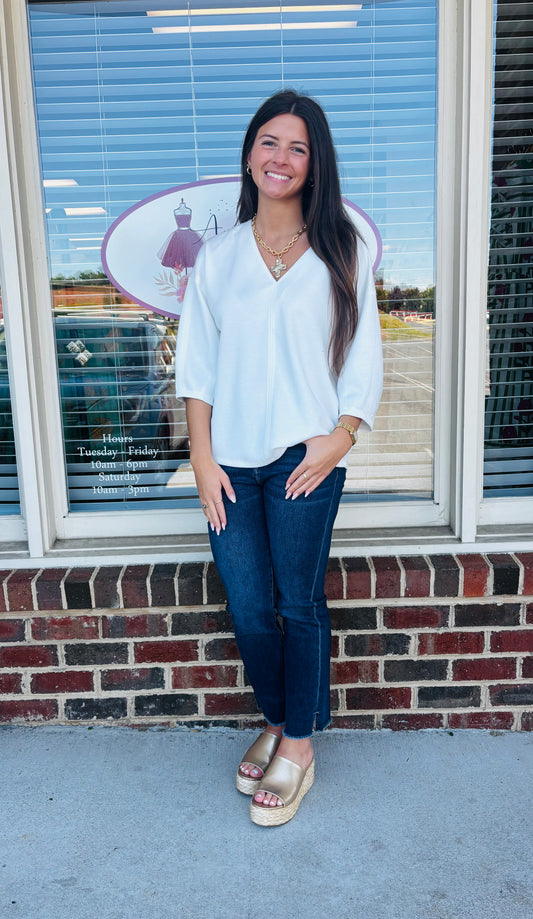 The Cream Comfort Top