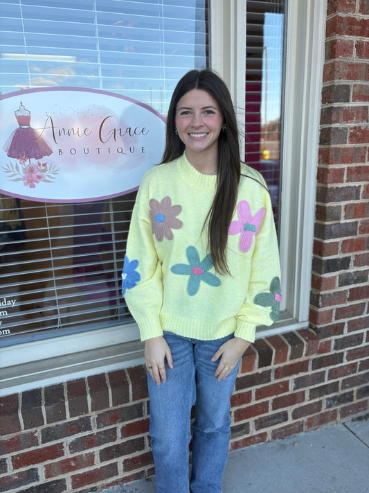 Buttercup Garden Sweater