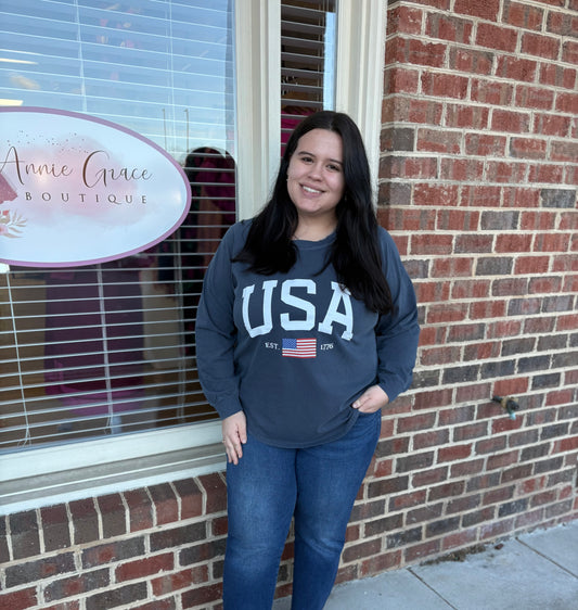 USA Graphic Long Sleeve