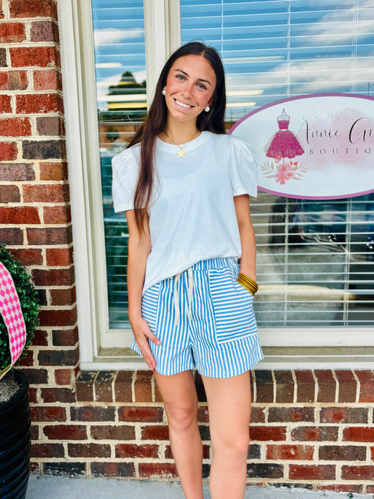 Harbor Stripe Shorts