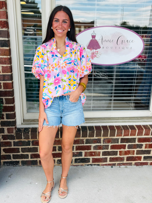 Confetti Garden Top