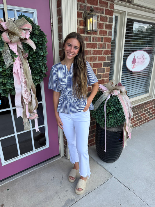 Alex Stripe Top