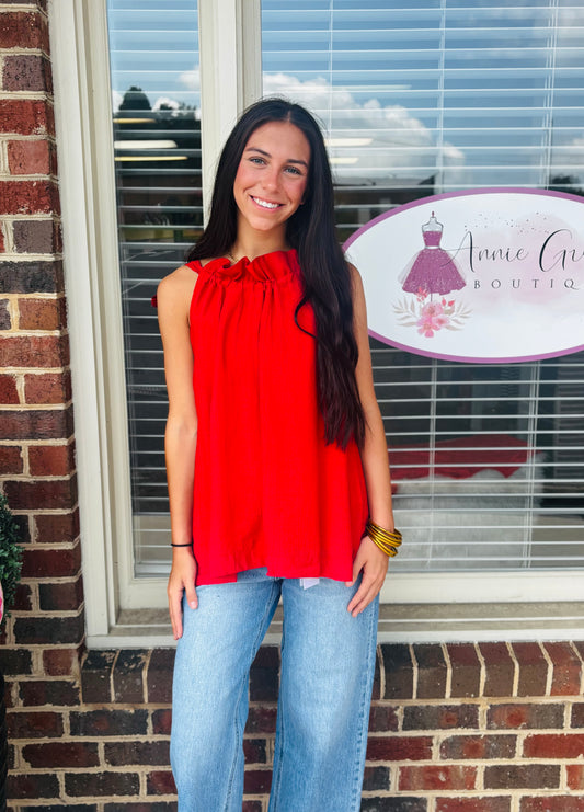 Cherry Kiss Halter Top