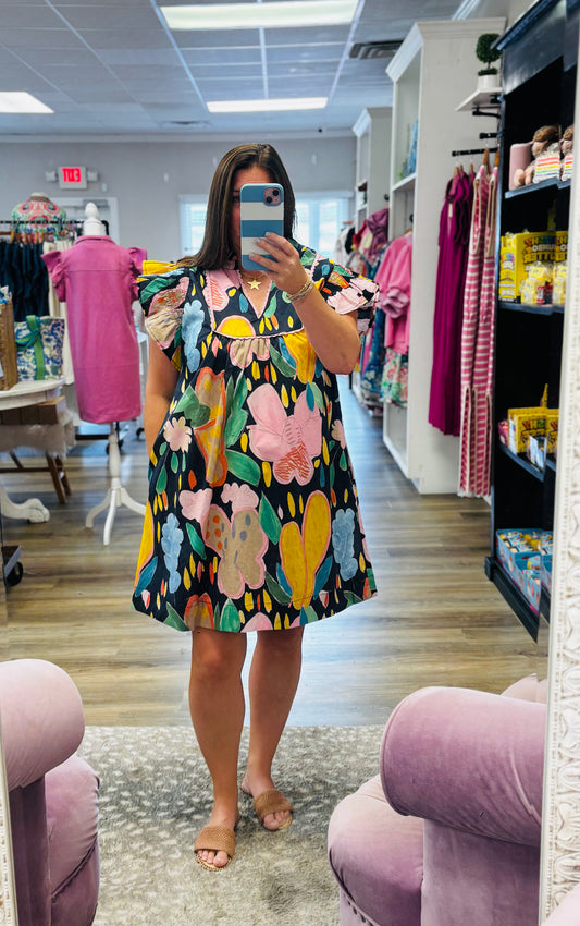 Butterfly Breeze Flutter Dress