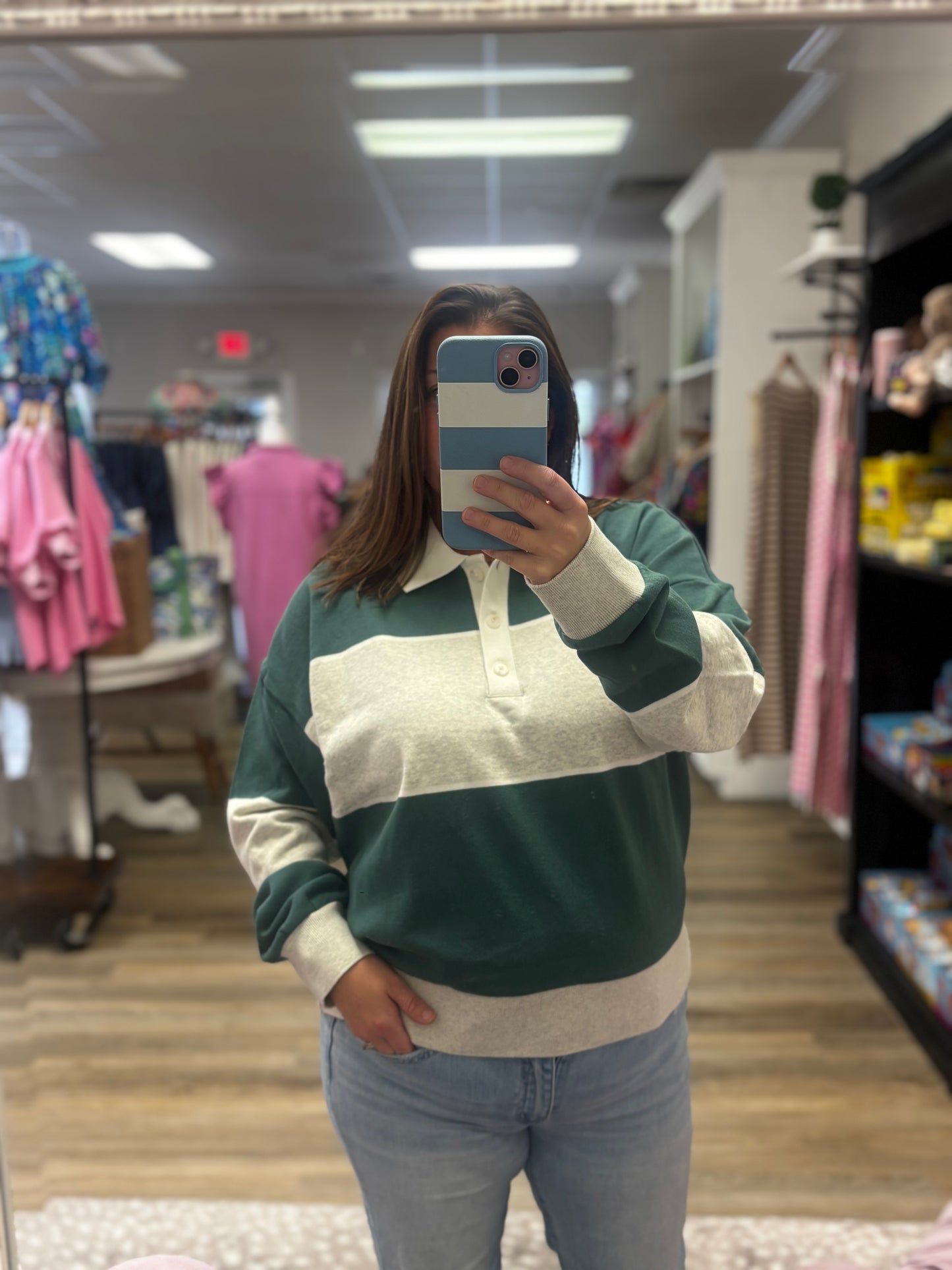 Study Break Polo Sweatshirt