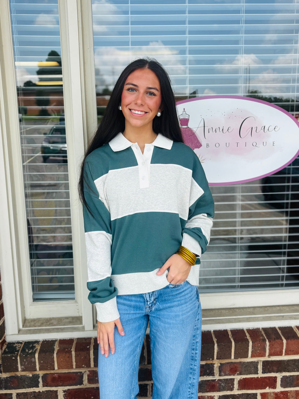 Study Break Polo Sweatshirt