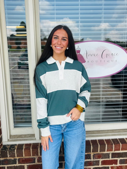 Study Break Polo Sweatshirt