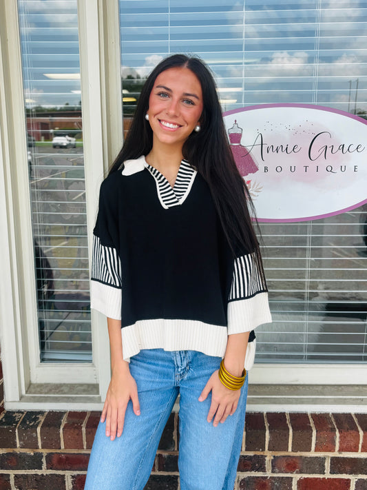 The Harper Sweater Top