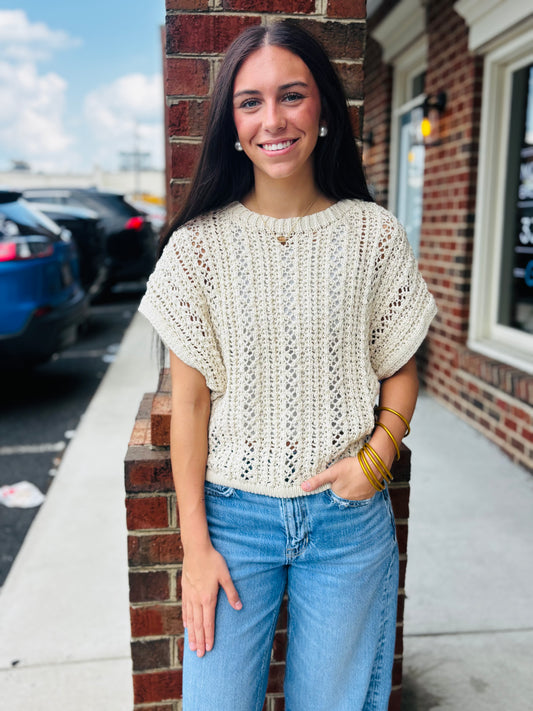 Ballast Crochet Sweater Top