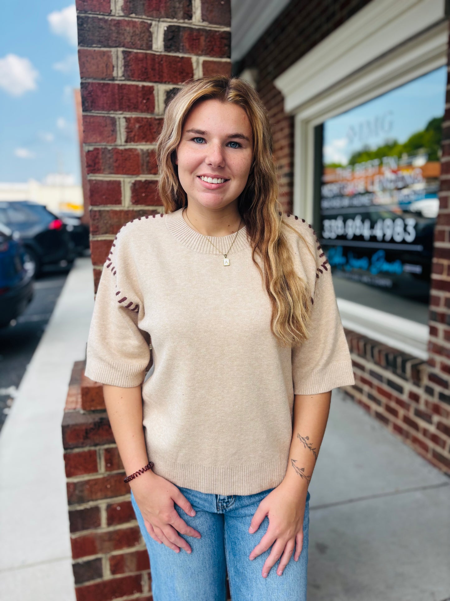Oatmeal Stitch Sweater