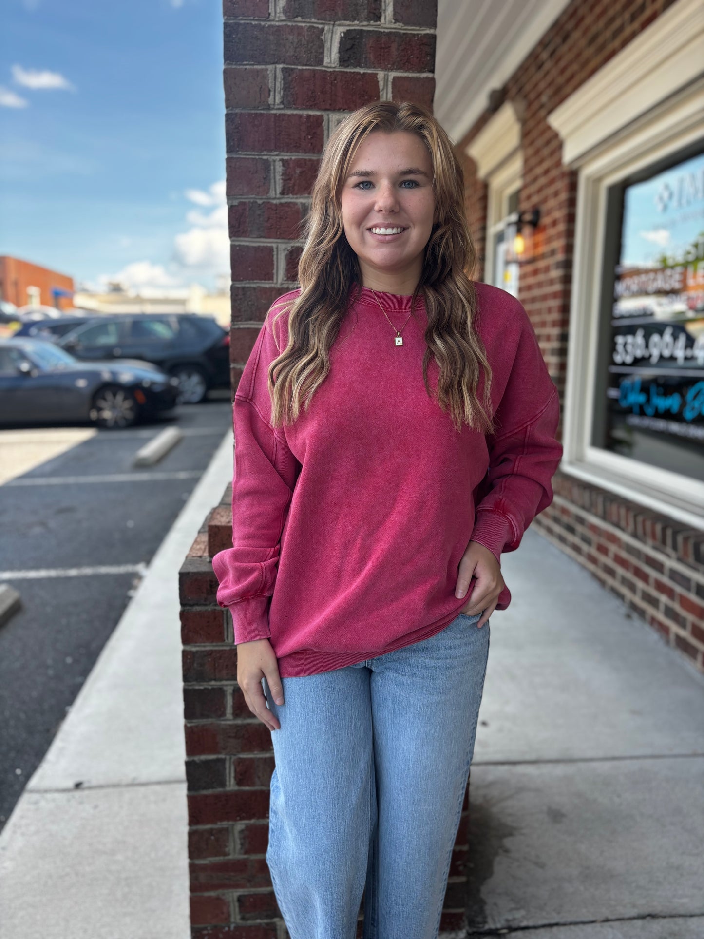 Mineral Washed Pullover
