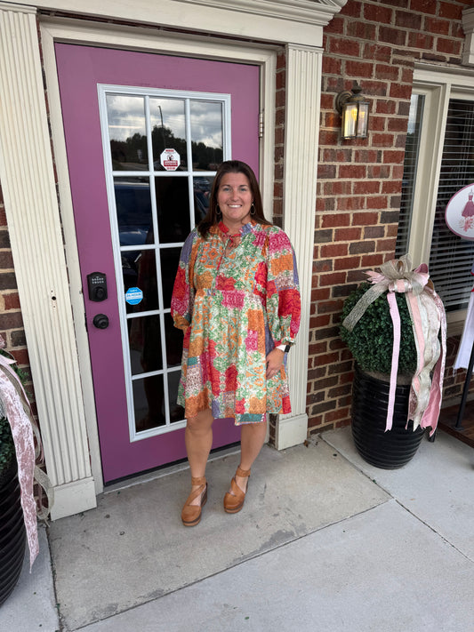 Bohemian Print Dress