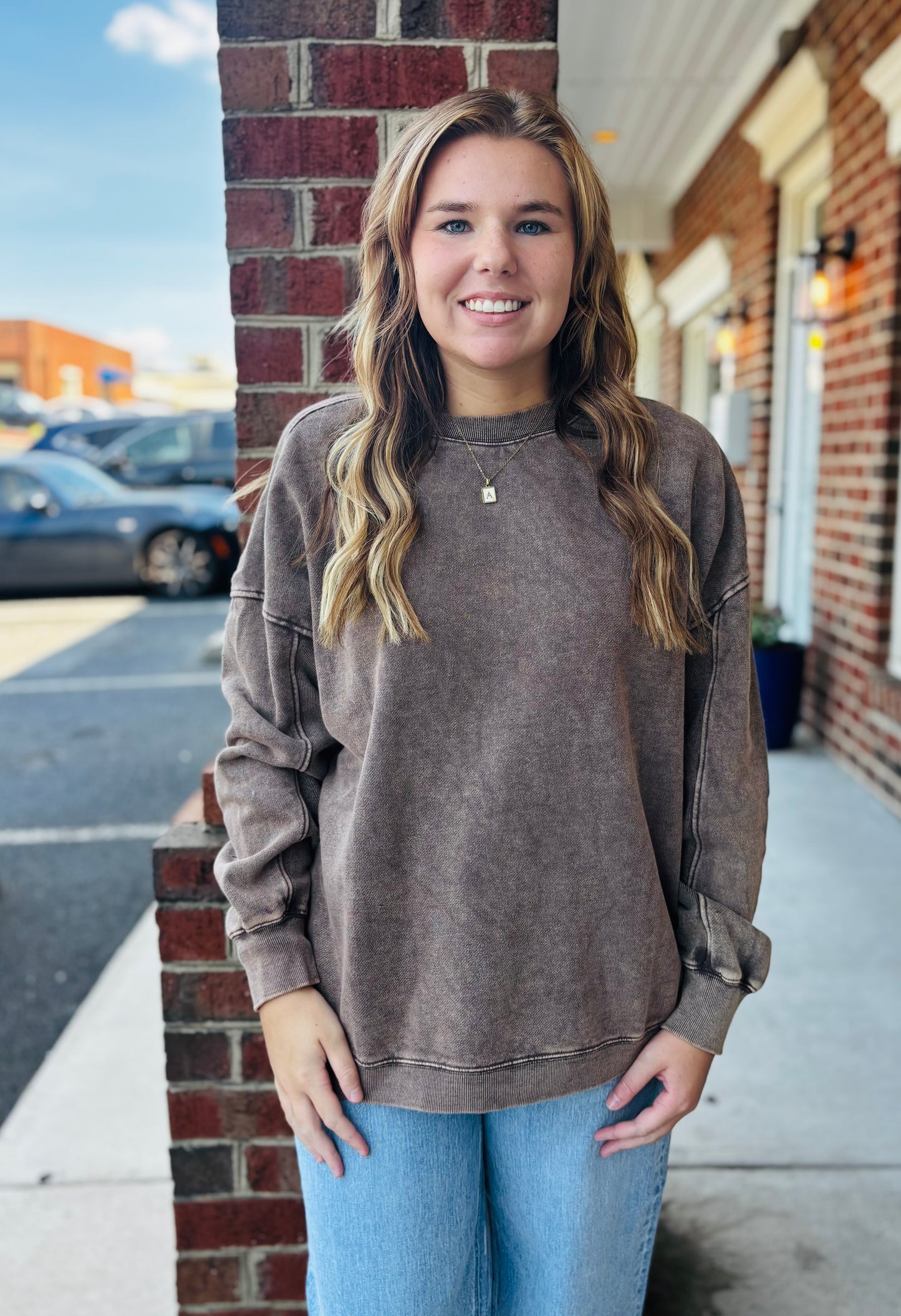 Mineral Washed Pullover
