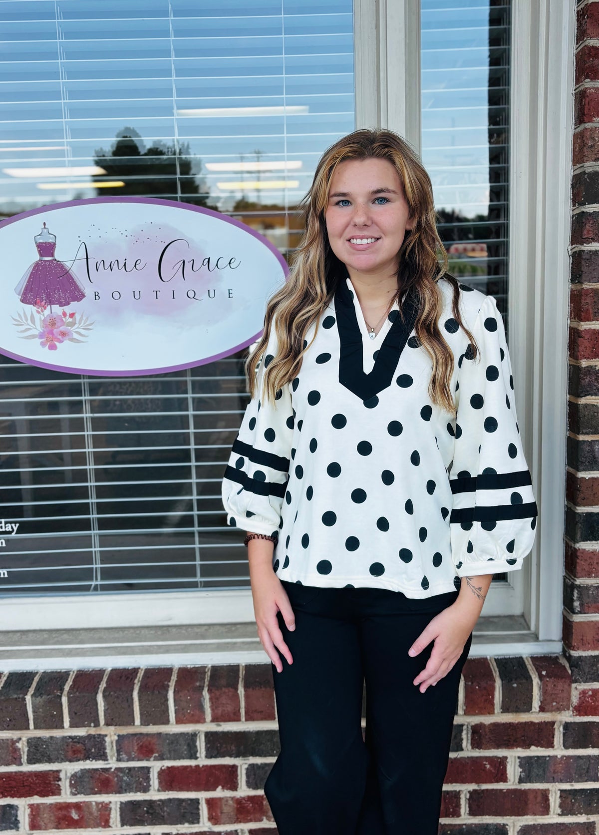 Polka Dot Top