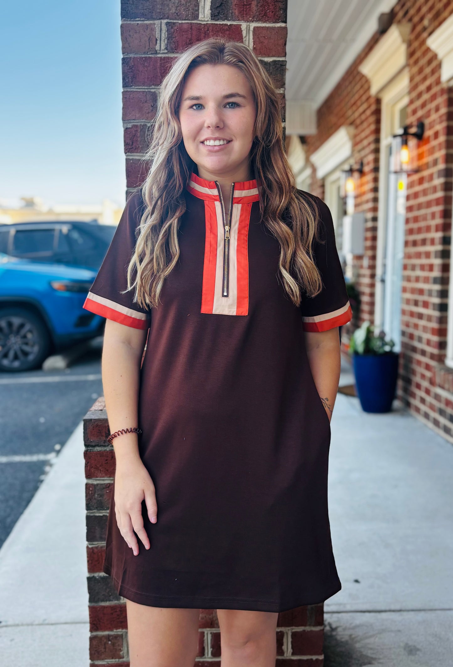 Game Day Zip Dress