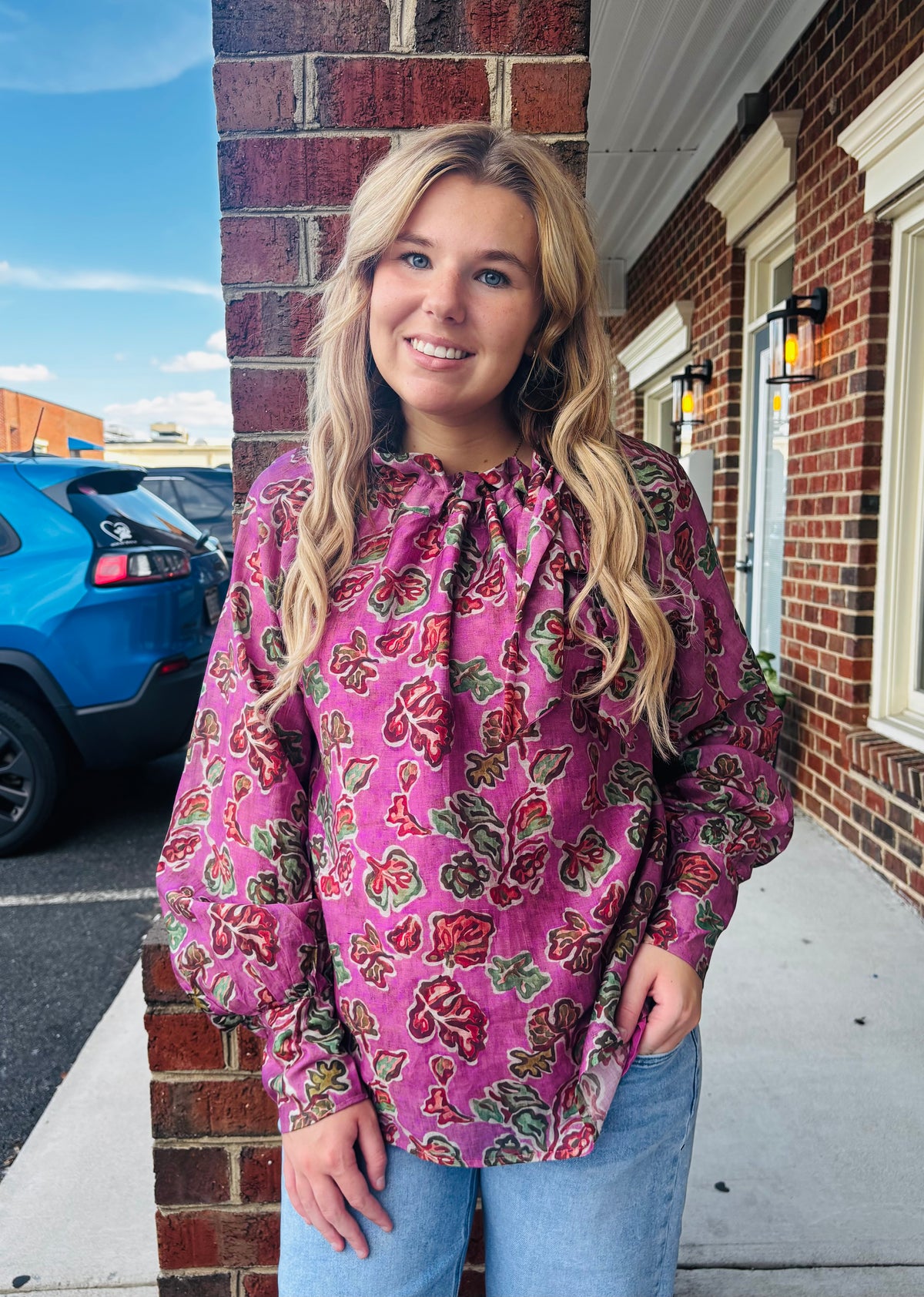 Darling ties blouse