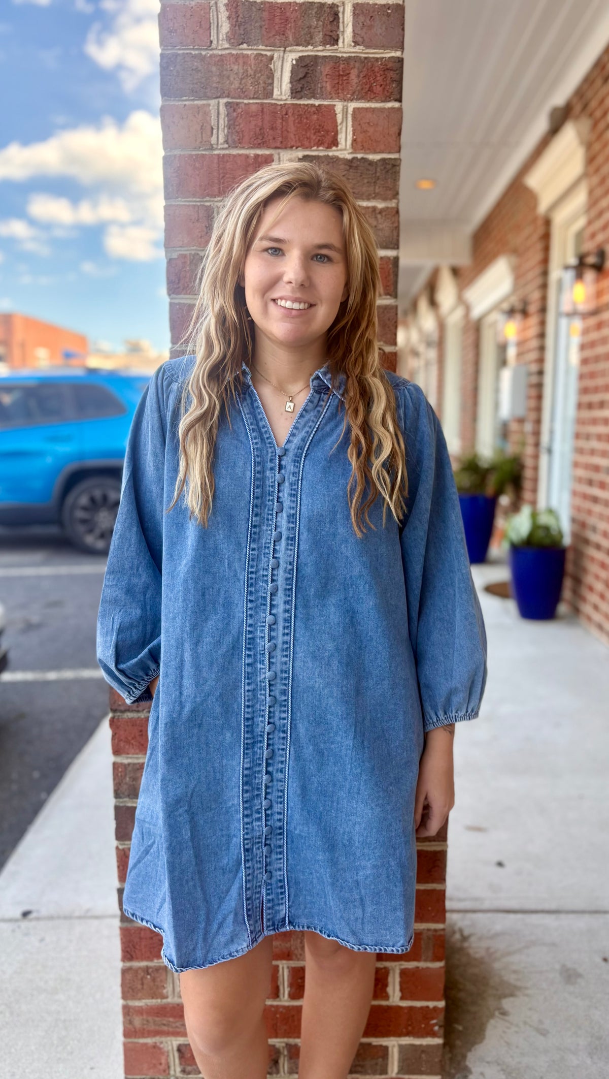 Denim Shirt Dress