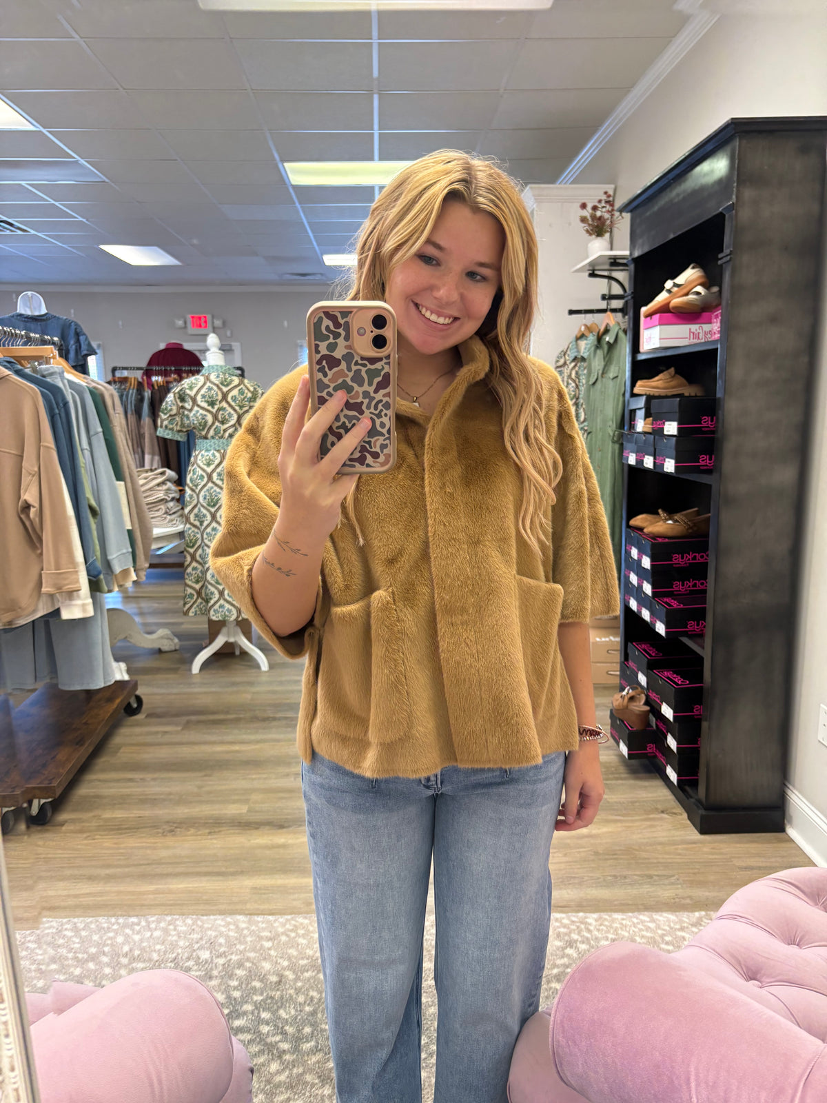 Faux Fur Capelet