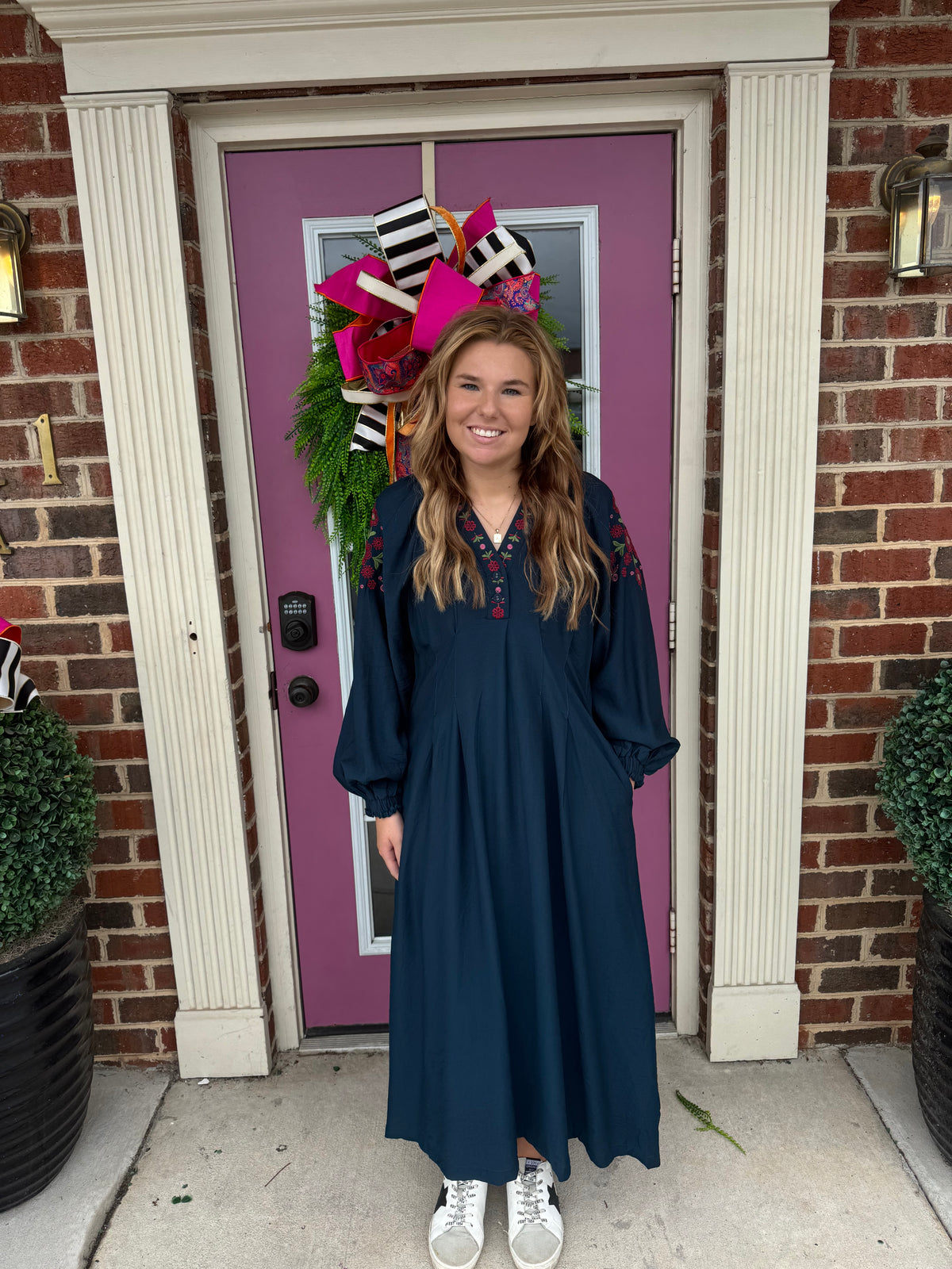 Everly Embroidered Maxi