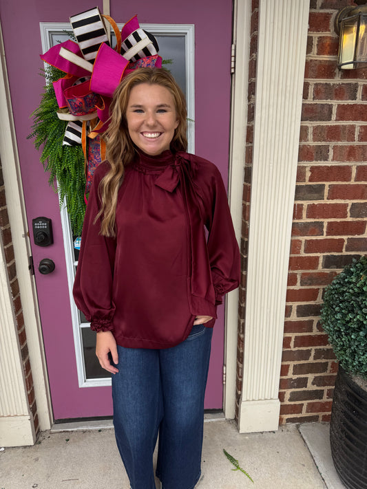 The Burgundy Belle Top