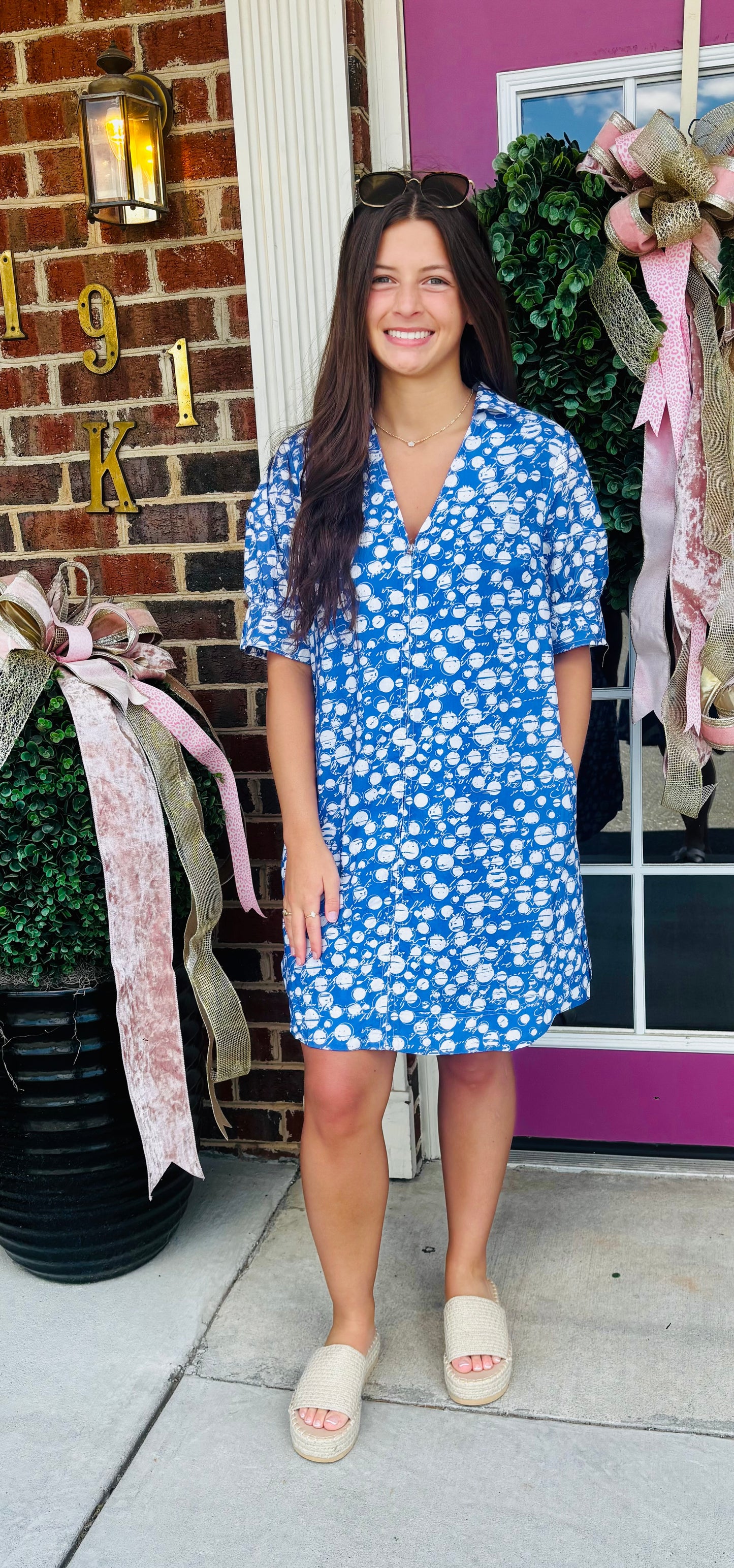 Blue Bubble Dress