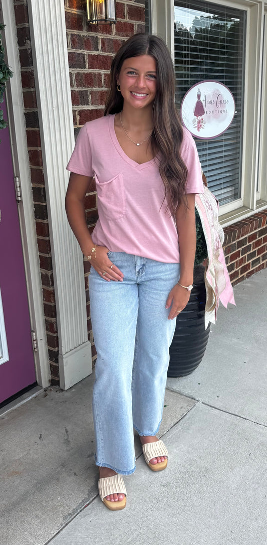Mica High Rise Ankle Wide Leg