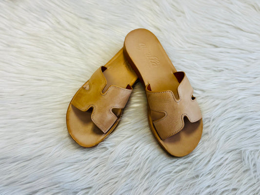 Alex Leather Slide
