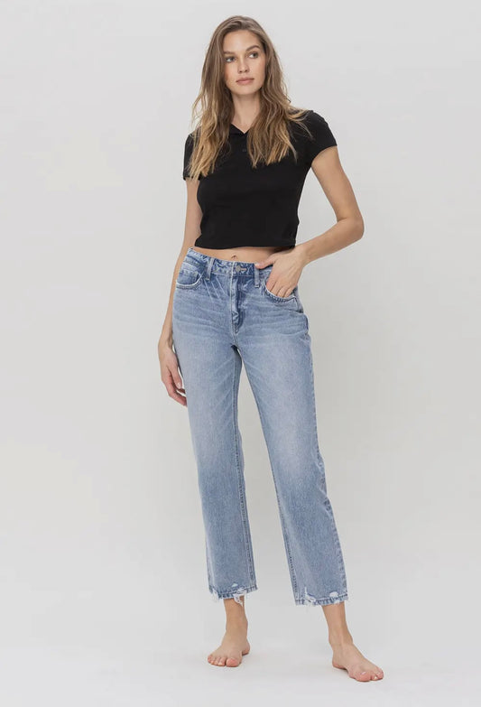 Norah straight vervet jeans