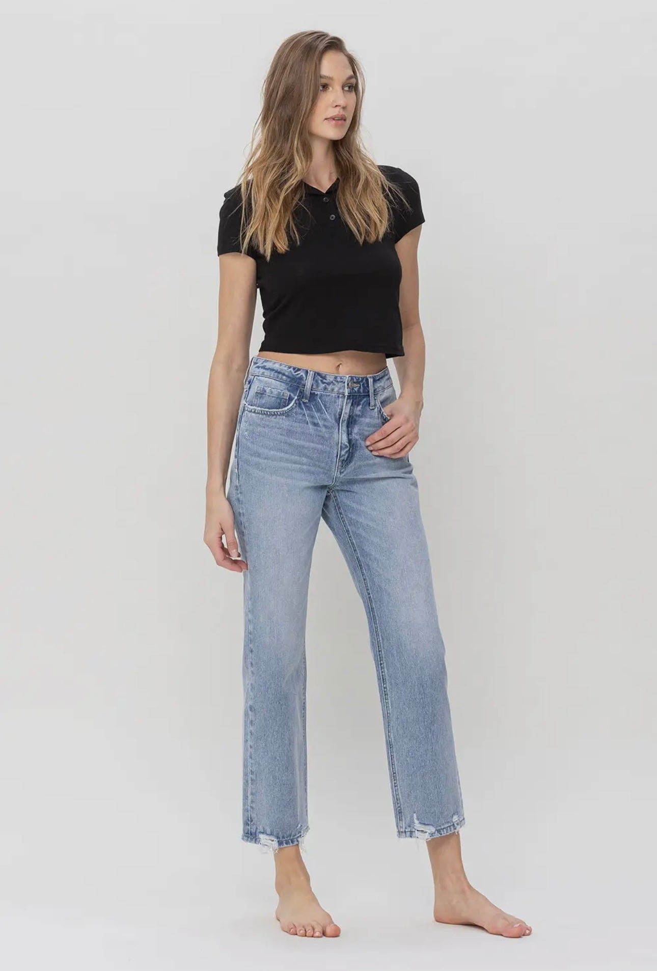 Norah straight vervet jeans