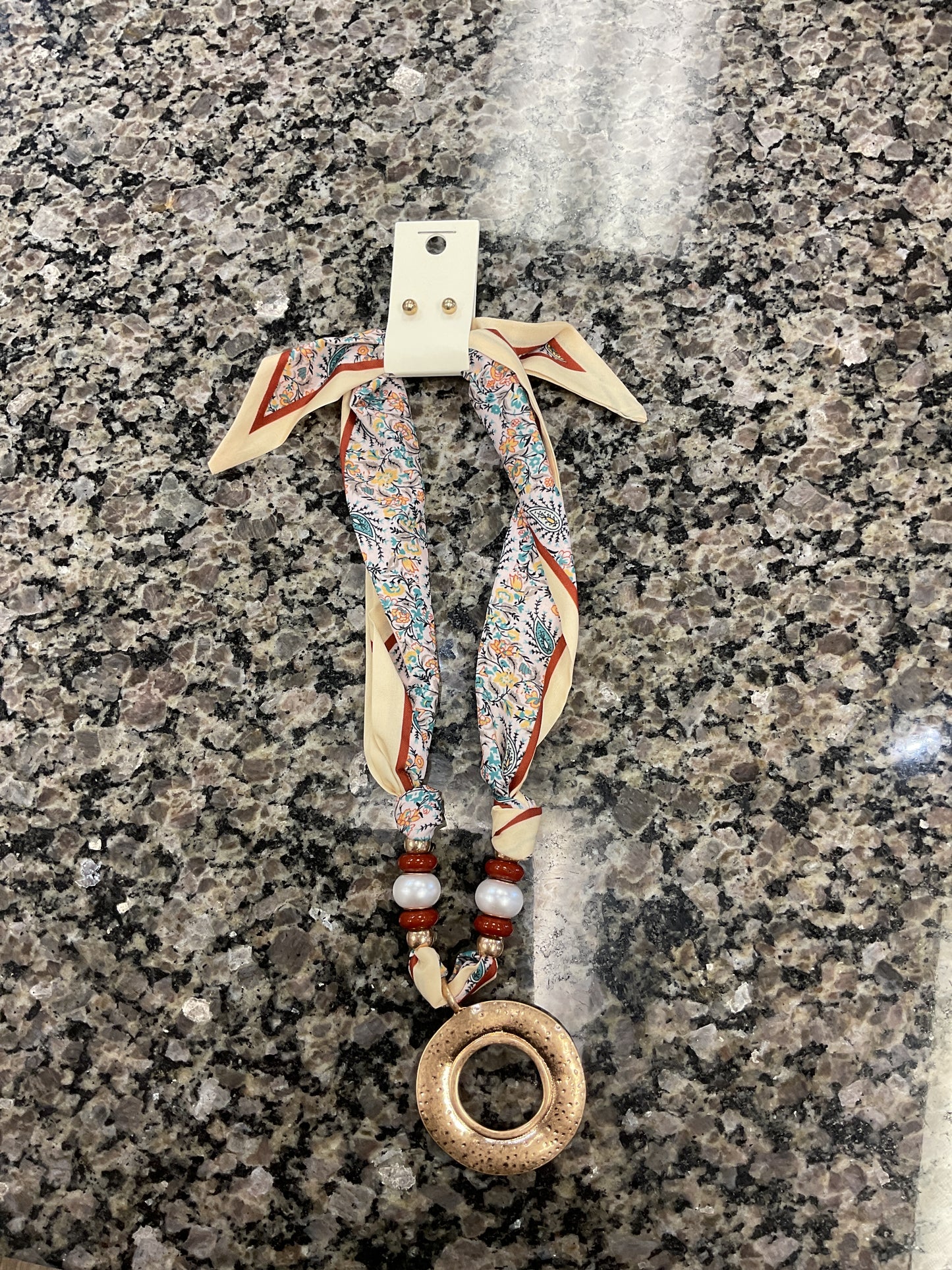 Scarf necklace