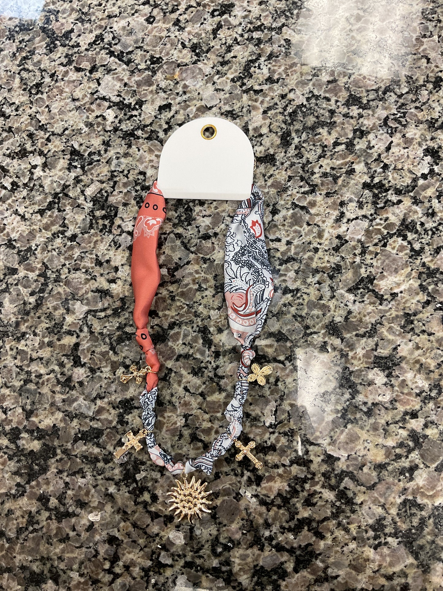 Scarf necklace