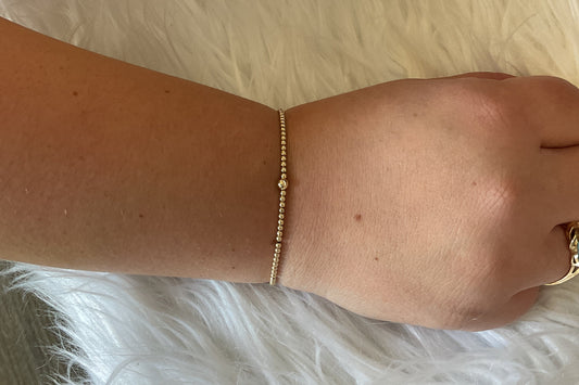 2mm Gold Filled Karma Bracelet